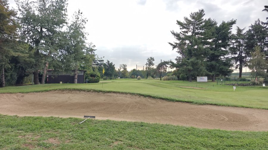 Bunker davanti al green