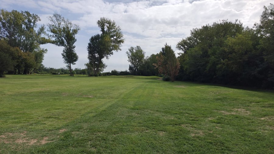 Fairway verso i pioppi