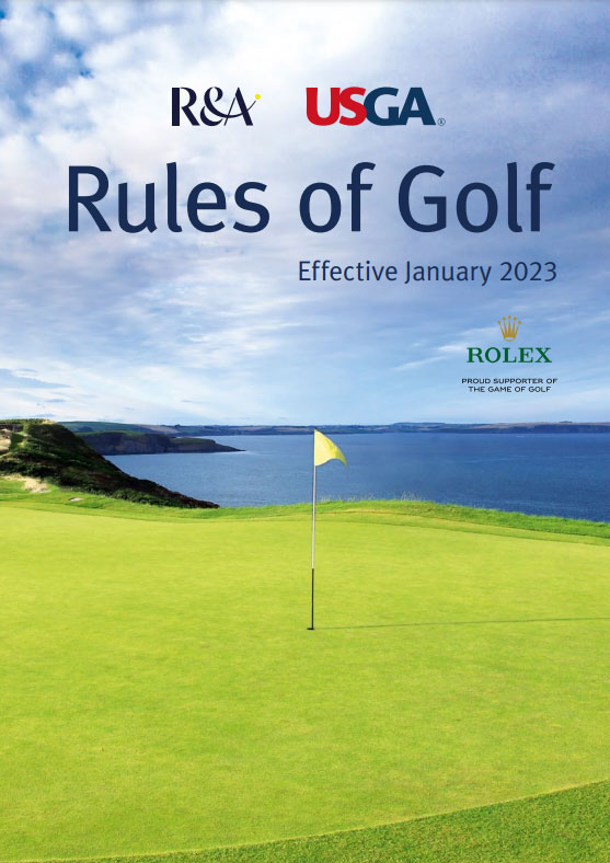 Copertina delle Regole del Golf 2023
